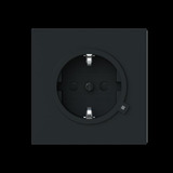 Busch-Jaeger Schutzkontaktsteckdose mit erhöhtem Berührungsschutz Safety Plus schwarz, Retail