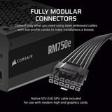 Corsair RM750e Generalüberholt, PC-Netzteil schwarz, 1x 12 Pin High Power GPU, 1x PCIe, Kabel-Management, 750 Watt
