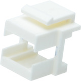 Digitus LC Keystone Adapter für Patchpanel, Einbaurahmen weiß