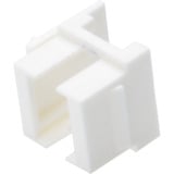 Digitus LC Keystone Adapter für Patchpanel, Einbaurahmen weiß