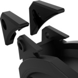 EKL JetStream, Gehäuselüfter schwarz, 3er Pack, 120 mm