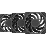 EKL JetStream, Gehäuselüfter schwarz, 3er Pack, 120 mm