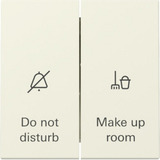 Gira Wippschalter Anzeige Hotelzimmerstatus mit Wippe zwei fach weiß, Retail