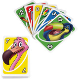 Mattel UNO Junior Kartenspiel für Kinder mit Tiermotiven und verschiedenen Schwierigkeitsgraden 