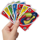Mattel UNO Junior Kartenspiel für Kinder mit Tiermotiven und verschiedenen Schwierigkeitsgraden 
