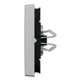 Merten Wippe zweiteilig für Serien-, Doppelwechselschalter- und Doppeltaster-Einsatz aluminium, Retail