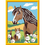 Ravensburger CreArt - Pferd und Kätzchen, Malen 