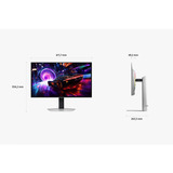 Samsung Odyssey S27FG814SU OLED (G81SF), Gaming-Monitor 68 cm (27 Zoll), silber, UltraHD/4K, FreeSync Premium Pro, USB-Hub, 240Hz Panel