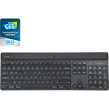 Targus Sustainable Energy Harvesting EcoSmart, Tastatur schwarz, DE-Layout, Scherenmechanik