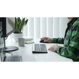 Targus Sustainable Energy Harvesting EcoSmart, Tastatur schwarz, DE-Layout, Scherenmechanik