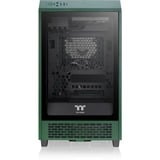 Thermaltake The Tower 200 Racing Green, Tower-Gehäuse dunkelgrün, Tempered Glass