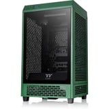 Thermaltake The Tower 200 Racing Green, Tower-Gehäuse dunkelgrün, Tempered Glass
