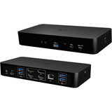 i-tec Universal Intelligent Dual Display Docking Station, Dockingstation schwarz, Power Delivery 100W