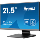 iiyama ProLite T2252MSC-B2AG, LED-Monitor 54.5 cm (21.5 Zoll), schwarz (matt), FHD, IPS, Touchscreen, HDMI, DP, Entspiegelung, 100Hz Panel