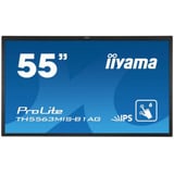 iiyama Prolite TH5565MIS-B1AG Generalüberholt (ohne Standfuß), LED-Monitor 138.8 cm (54.6 Zoll), schwarz (matt), FullHD, IPS, Touchscreen, USB-Hub, Lautsprecher