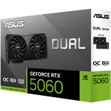 ASUS GeForce RTX 5060 DUAL OC EVO Edition 8GB, Grafikkarte schwarz, DLSS 4, 3x DisplayPort, 1x HDMI 2.1