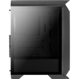 Aerocool Gladiator Duo G-BK-v1, Tower-Gehäuse schwarz, Tempered Glass