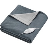 Beurer Wärmezudecke HD 75 Cosy Dark Grey, Heizdecke dunkelgrau, 130 x 180 cm