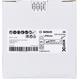Bosch Professional X-LOCK Fiberschleifscheibe R444 Expert for Metal, Ø 125mm, K36 Bohrung 22,23mm