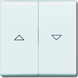 Busch-Jaeger Wippe Abdeckung Jalousieschalter weiß, Retail