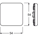 Busch-Jaeger Wippe Wipptaster 42 Volt weiß, Retail