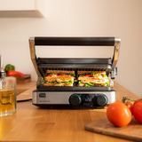 Cecotec Kontaktgrill Rock'Ngrill Dual schwarz/edelstahl, 2.000 Watt