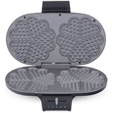 Cloer Doppel-Waffeleisen 1320 schwarz, 1.200 Watt