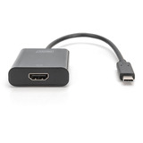 Digitus Adapter USB-C 3.2 Gen 1 > HDMI 4K/60Hz schwarz, 15cm Kabel