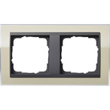 Gira Abdeckrahmen 2fach, Abdeckung Retail