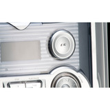 Karcher KA 5300, Kompaktanlage silber/schwarz, 3fach-CD-Wechsler, Doppelkassettendeck, Radio, Plattenspieler