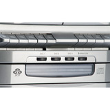 Karcher KA 5300, Kompaktanlage silber/schwarz, 3fach-CD-Wechsler, Doppelkassettendeck, Radio, Plattenspieler