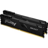 Kingston FURY DIMM 64 GB DDR4-3600 (2x 32 GB) Dual-Kit, Arbeitsspeicher schwarz, KF436C18BBK2/64, Beast, INTEL XMP