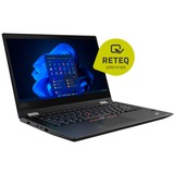 Lenovo ThinkPad X380 Yoga Generalüberholt, Notebook schwarz, Windows 11 Pro 64-Bit, 256 GB SSD