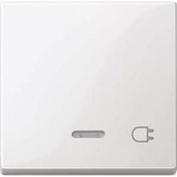 Merten Wippe Kontrollfenster Schalter und Taster Einsatz weiß (glänzend), Retail