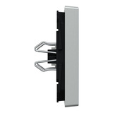 Merten Wippe mit Symbolfenster rechteckig für Kontrollschalter- und Taster-Einsatz Typ 433860 aluminium, Retail