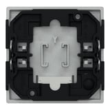 Merten Wippe mit Symbolfenster rechteckig für Kontrollschalter- und Taster-Einsatz Typ 433860 aluminium, Retail