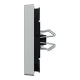 Merten Wippe mit Symbolfenster rechteckig für Kontrollschalter- und Taster-Einsatz Typ 433860 aluminium, Retail