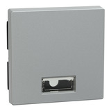 Merten Wippe mit Symbolfenster rechteckig für Kontrollschalter- und Taster-Einsatz Typ 433860 aluminium, Retail