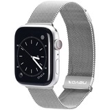Nevox Milanaise Armband, Uhrenarmband silber, Apple Watch (38 / 40 / 41 mm)