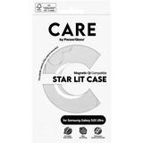PanzerGlass Urban Combat Star Lit Case, Handyhülle transparent/weiß, Samsung Galaxy S25 Ultra, QI-kompatibel