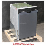 Siemens SR43ES25ME iQ300, Spülmaschine edelstahl (gebürstet)/schwarz, 45 cm, Home Connect