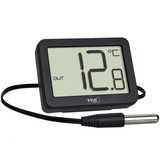 TFA Digitales Innen-Außen-Thermometer 30.1066 schwarz, wasserdichter Temperaturfühler