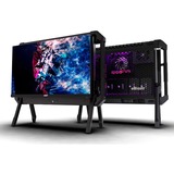  eBlaztr PC-Case, Desktop-Gehäuse schwarz (matt)