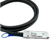 BlueOptics BlueLAN Direct Attach Kabel kompatibel zu Juniper JNP-100G-DAC-1M QSFP28 schwarz, 1 Meter