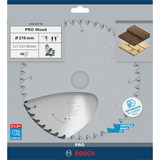Bosch PRO Wood cordless Kreissägeblatt, Ø 216mm, 48Z Bohrung 30mm, für Akku-Kappsägen