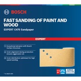 Bosch Professional Expert C470 Schleifblatt, 115mm, K100 50 Meter Rolle, für Schwingschleifer, zum Handschleifen