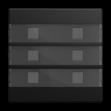 Busch-Jaeger Zentralscheibe 1575 CN-915, Zentralplatte schwarz, Retail