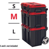 EINHELL Systemkoffer E-Case M, Werkzeugkiste schwarz/rot