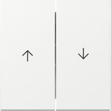 Gira Wippe zweifach mit Pfeilsymbol weiß, Retail