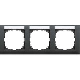 Merten Rahmen drei fach anthrazit, Retail